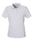 North End® Womens Eclipse Jacquard Polo Shirt with Moisture Wicking and Anti Microbial Fabric Technology